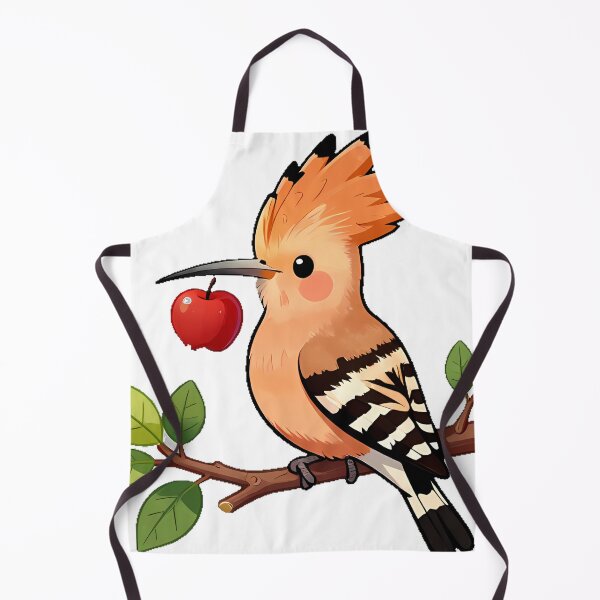 Item preview, Hoopoe with Red Apple designed and sold by pumsquare.