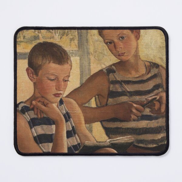Item preview, BOYS IN SAILOR'S STRIPED VESTS BY ZINAIDA SEREBRIAKOVA (1919) designed and sold by humbleserf.