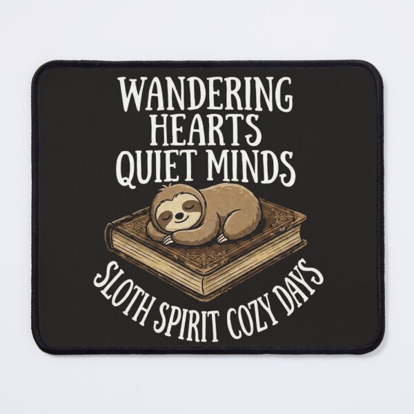 Item preview, WANDERING HEARTS QUIET MINDS ​SLOTH SPIRIT COZY DAYS designed and sold by WH-DESIGN2026.