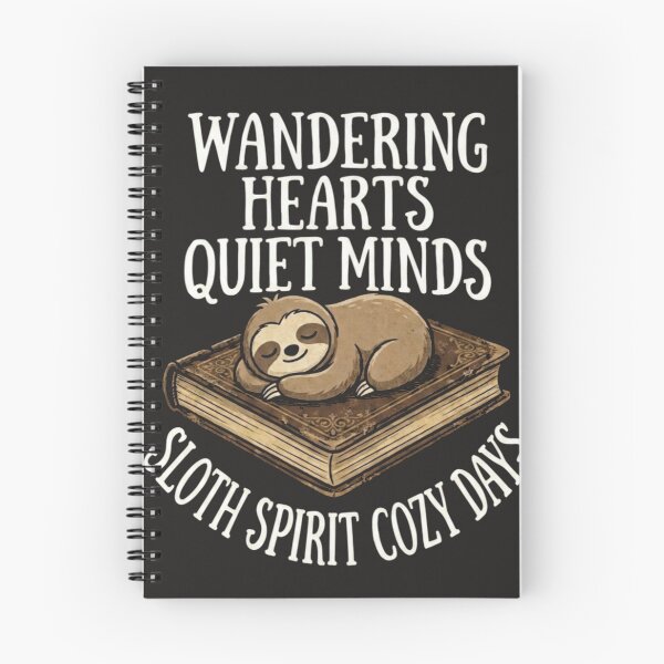 Item preview, WANDERING HEARTS QUIET MINDS ​SLOTH SPIRIT COZY DAYS designed and sold by WH-DESIGN2026.
