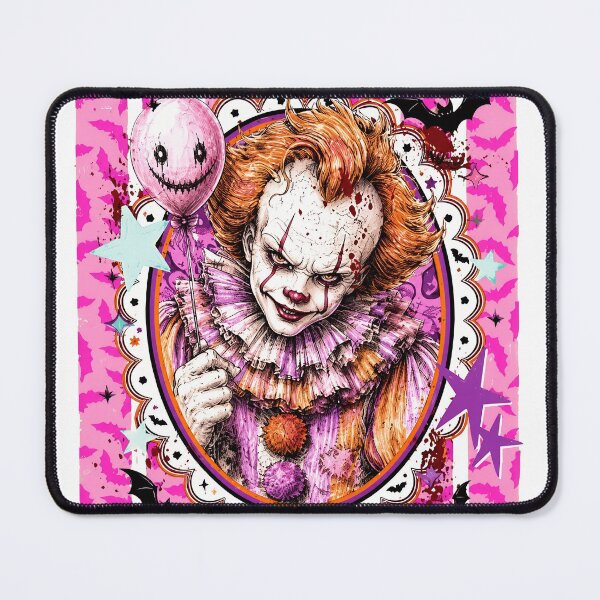 Item preview, Pink Horror Clown Carnival Gothic Nightmare Art designed and sold by NatalieLo79575.