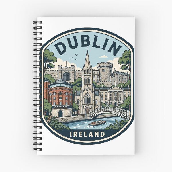 Item preview, Dublin Ireland Vintage Travel Badge designed and sold by k3rstman1.