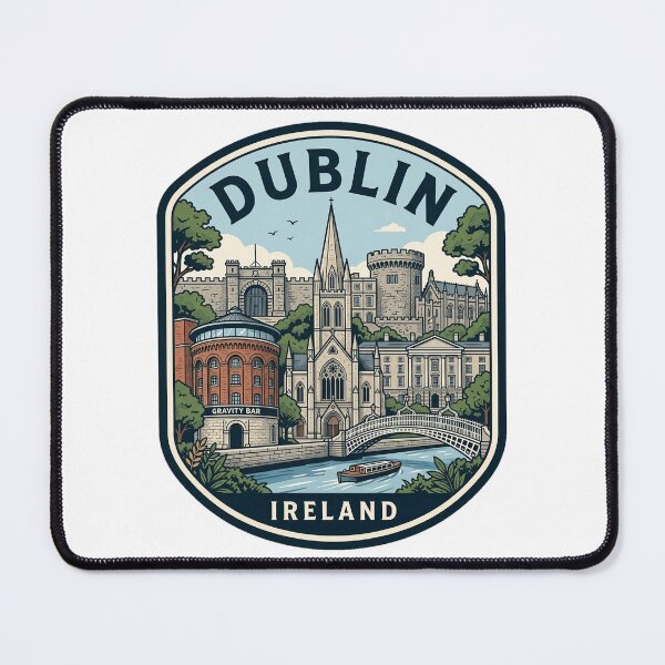 Item preview, Dublin Ireland Vintage Travel Badge designed and sold by k3rstman1.