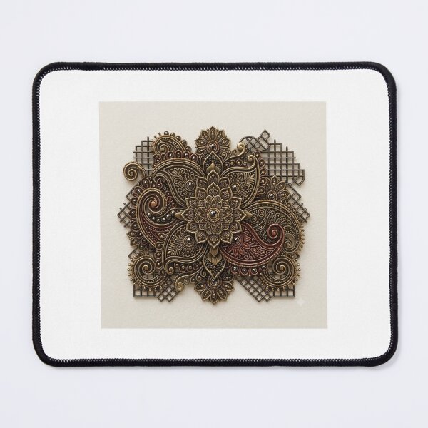 Item preview,  Antique Bronze Metallic Mandala Paisley Wall Art Design designed and sold by 7526820081.