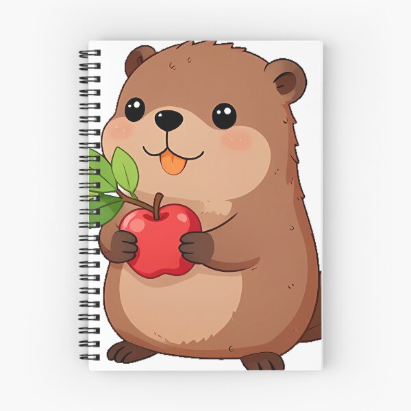 Item preview, Beaver with Apple Branch designed and sold by pumsquare.