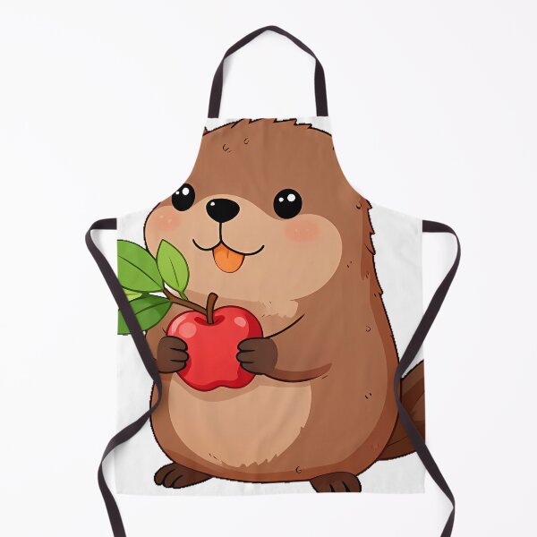 Item preview, Beaver with Apple Branch designed and sold by pumsquare.