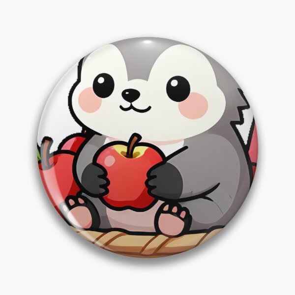 Item preview, Opossum in Apple Basket designed and sold by pumsquare.