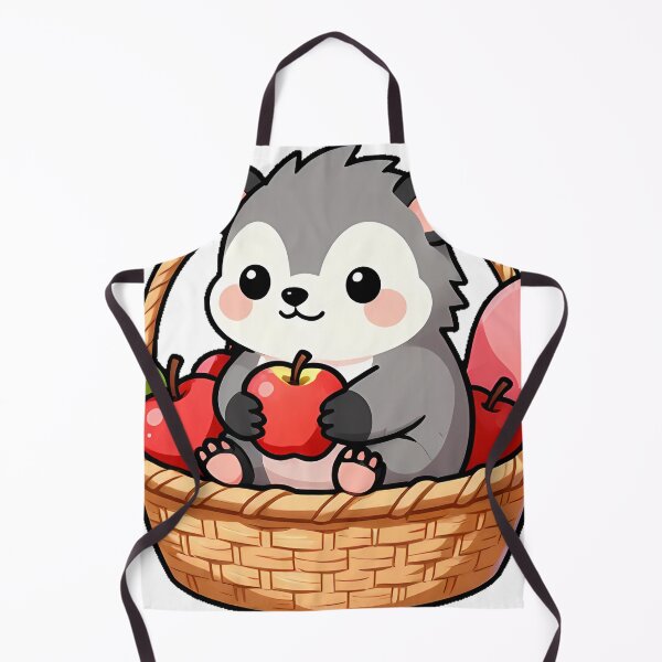 Item preview, Opossum in Apple Basket designed and sold by pumsquare.