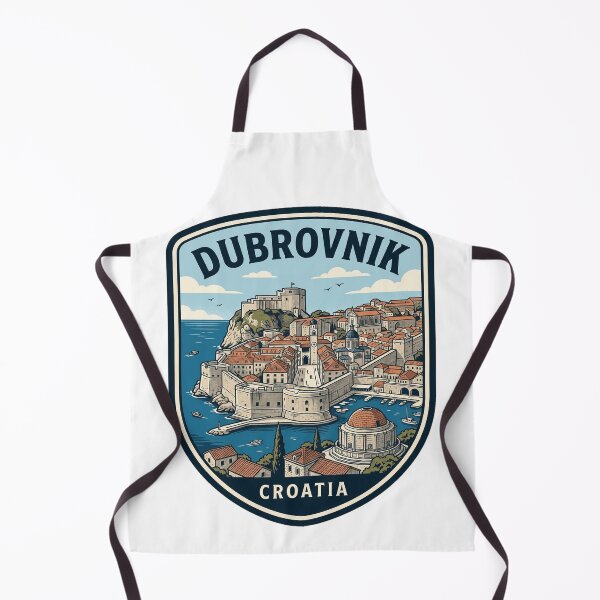 Item preview, Dubrovnik Croatia Retro Travel Badge designed and sold by k3rstman1.
