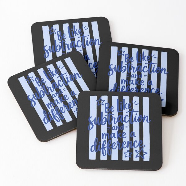 Item preview, Be Like Subtraction =and= Make A Difference. designed and sold by Mi-Zouhra.