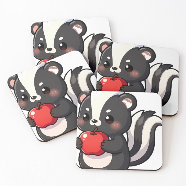 Item preview, Skunk with Red Apple designed and sold by pumsquare.