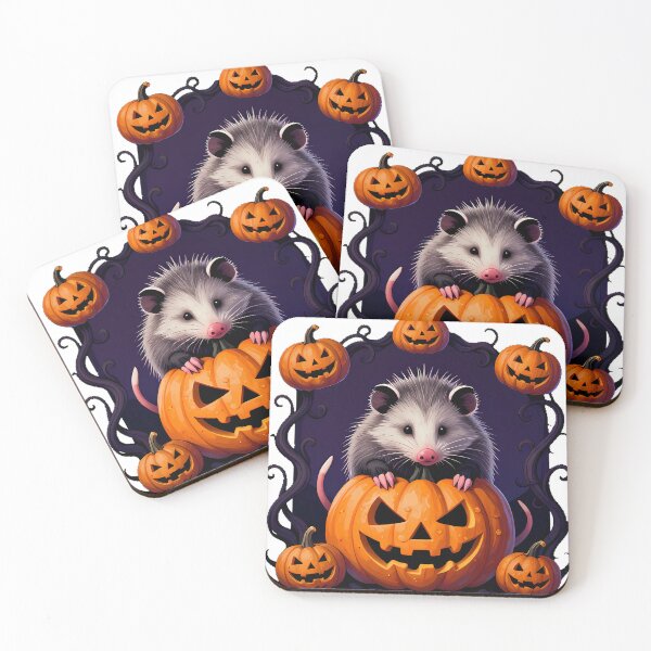 Item preview, Opossum Peeking from Pumpkin designed and sold by IllumeInk.