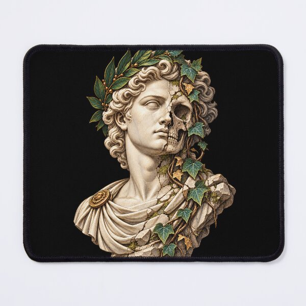 Item preview, Marble Bust with Laurel and Ivy designed and sold by Odinsshop.