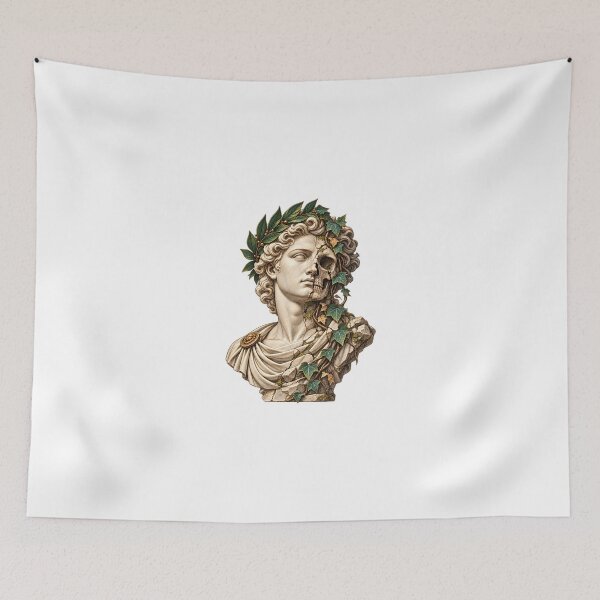 Item preview, Marble Bust with Laurel and Ivy designed and sold by Odinsshop.