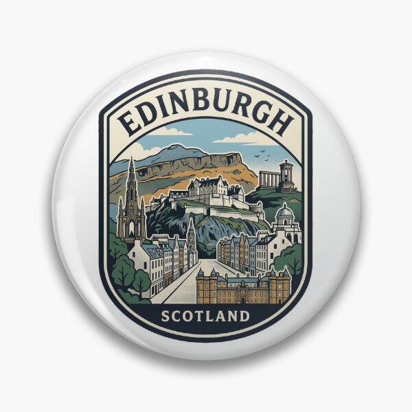 Item preview, Vintage Edinburgh Scotland Travel Badge designed and sold by k3rstman1.