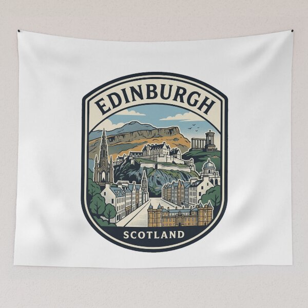 Item preview, Vintage Edinburgh Scotland Travel Badge designed and sold by k3rstman1.