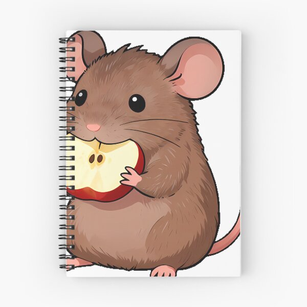 Item preview, Rat Nibbling Apple Slice designed and sold by pumsquare.