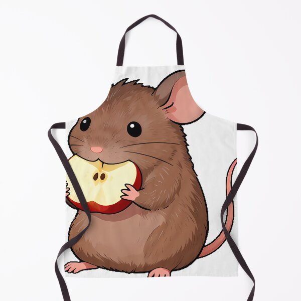 Item preview, Rat Nibbling Apple Slice designed and sold by pumsquare.