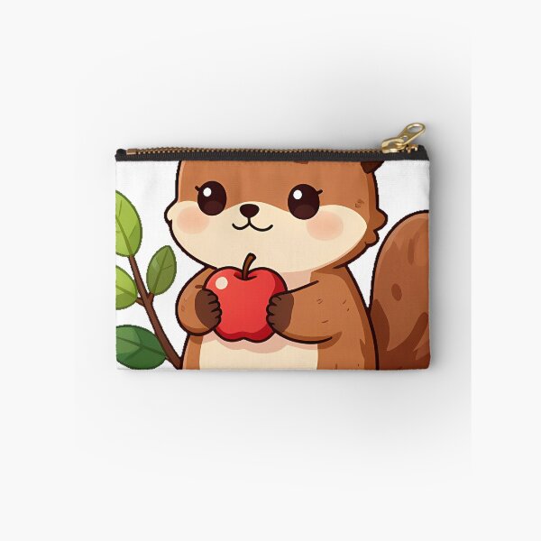 Item preview, Squirrel with Red Apple designed and sold by pumsquare.