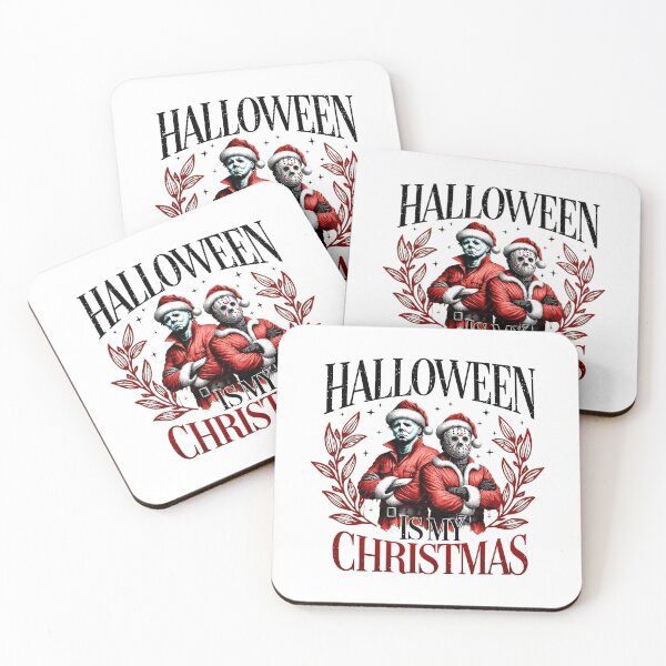 Item preview, Horror Santa Duo Holiday Christmas Villain Artwork Design designed and sold by MichaelAr62068.