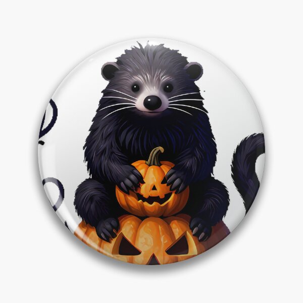 Item preview, Binturong on Carved Pumpkin designed and sold by IllumeInk.