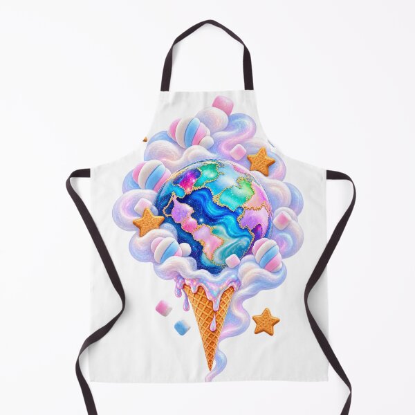 Item preview, Fantasy Planet Ice Cream with Marshmallows designed and sold by LiMarchee.