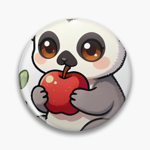 Item preview, Ring-Tailed Lemur Eating Apple designed and sold by pumsquare.
