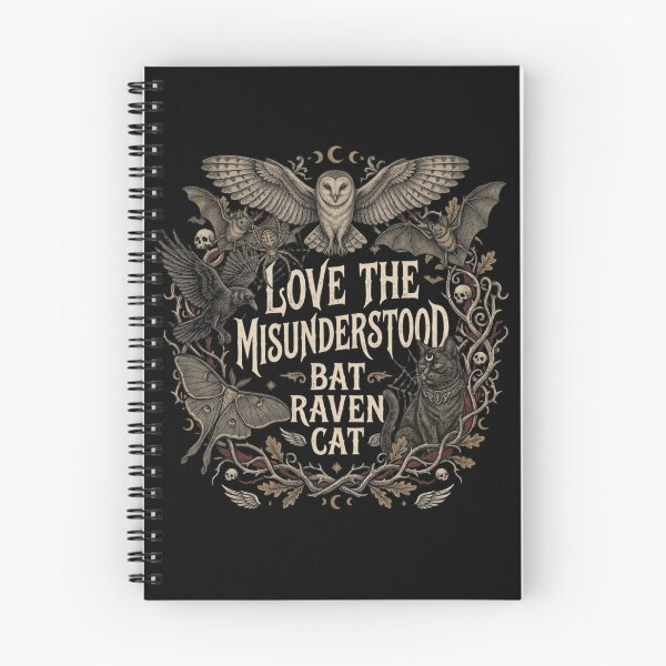 Item preview, Love The Misunderstood Bat Raven Cat designed and sold by Zbixu.