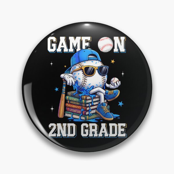 Item preview, Game On 2nd Grade designed and sold by Mi-Zouhra.