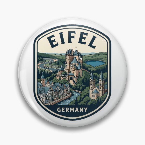 Item preview, Eifel Germany Vintage Travel Badge designed and sold by k3rstman1.