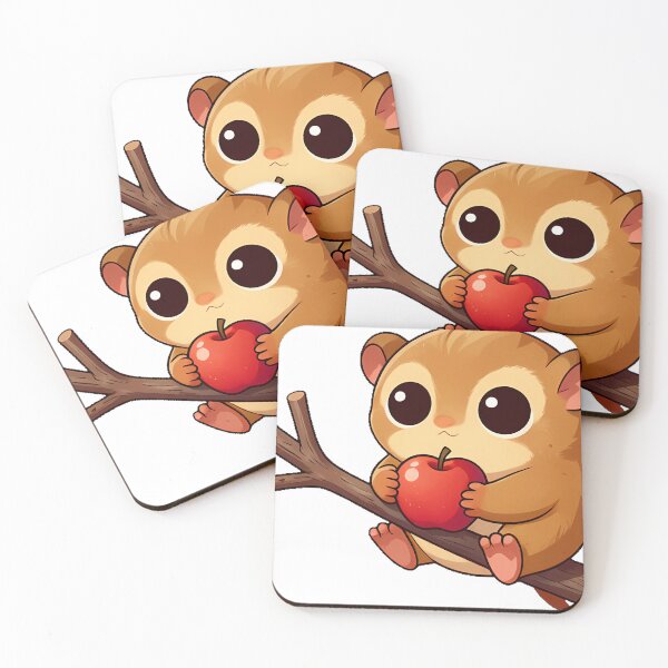 Item preview, Baby Monkey with Apple designed and sold by pumsquare.
