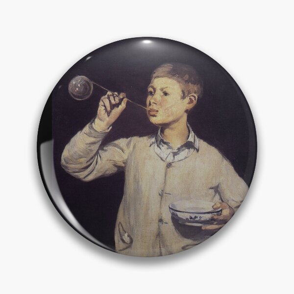 Item preview, BOY BLOWING BUBBLES BY EDOUARD MANET (1867) designed and sold by humbleserf.