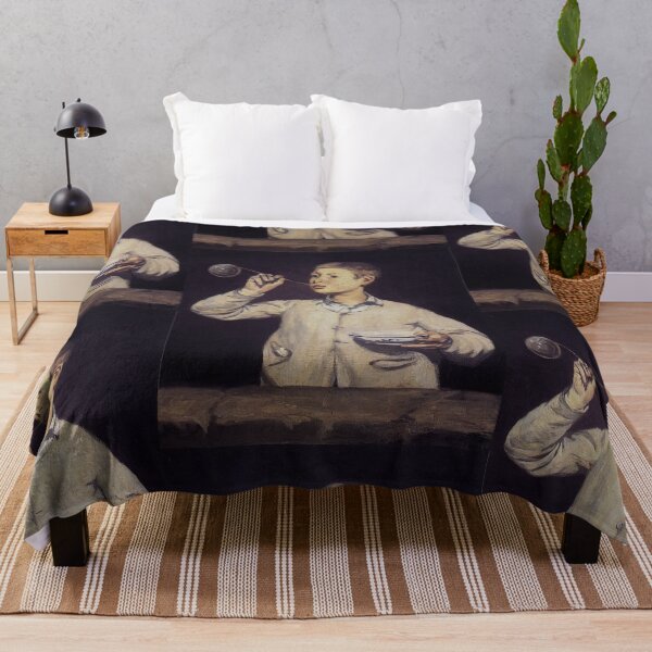 Item preview, BOY BLOWING BUBBLES BY EDOUARD MANET (1867) designed and sold by humbleserf.