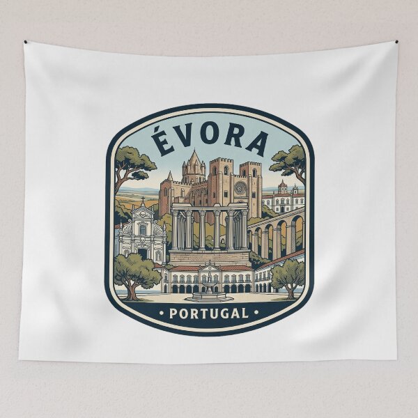 Item preview, Évora Portugal Vintage Travel Badge designed and sold by k3rstman1.