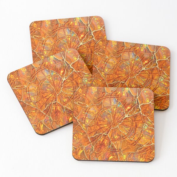 Item preview, An elegant dart set decorated with gold, made of fire opal designed and sold by Segasprojects.