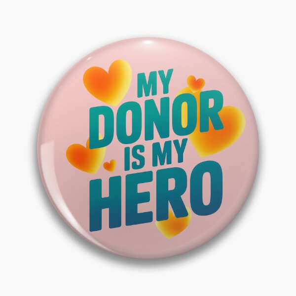 Item preview, My donor is my hero - great gift for organ donors and supporters designed and sold by Colorfulman.