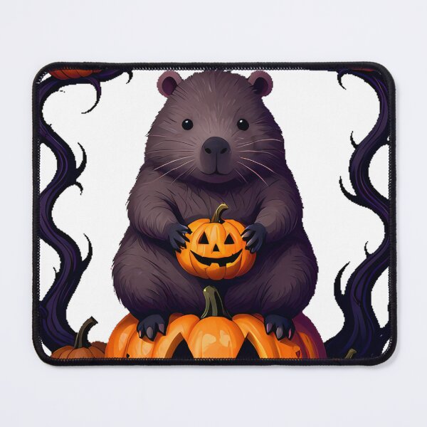 Item preview, Wombat on Carved Pumpkin designed and sold by IllumeInk.