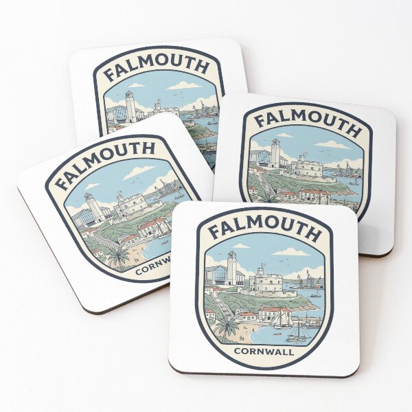 Item preview, Falmouth Cornwall England Vintage Nautical Harbor Badge designed and sold by k3rstman1.