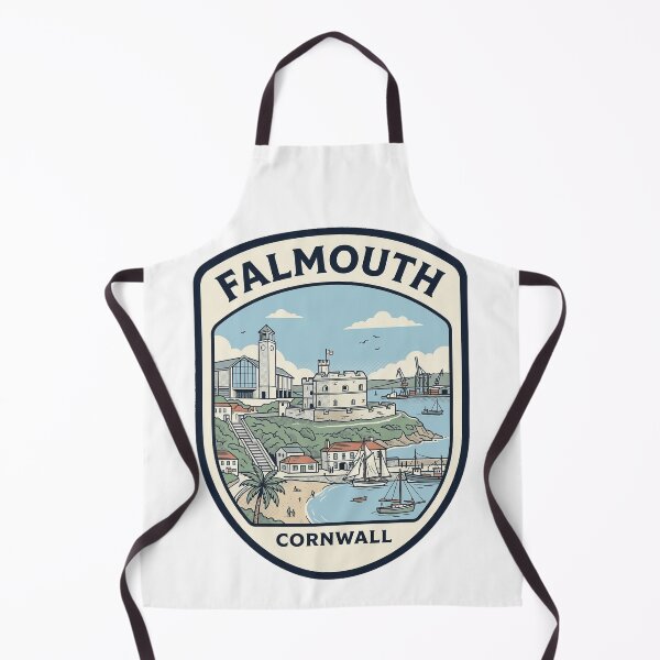 Item preview, Falmouth Cornwall England Vintage Nautical Harbor Badge designed and sold by k3rstman1.