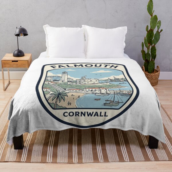 Item preview, Falmouth Cornwall England Vintage Nautical Harbor Badge designed and sold by k3rstman1.