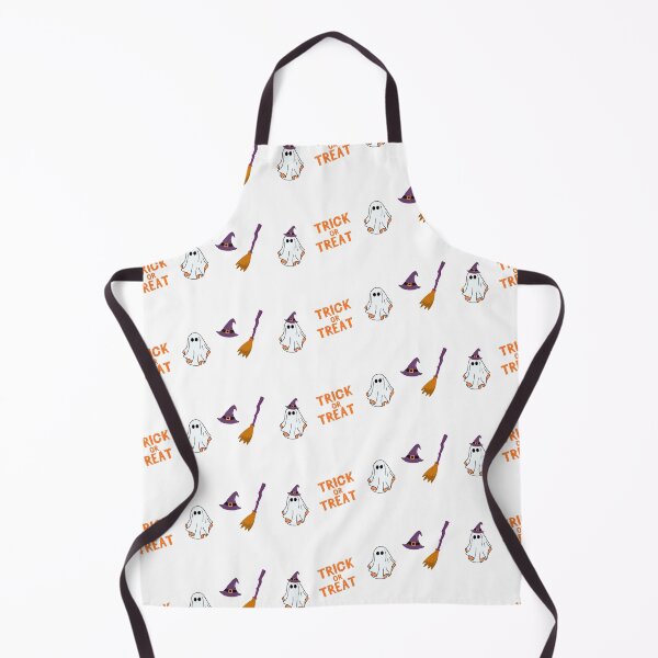 Item preview, Halloween design of a ghost with a broom and hat designed and sold by Mariyana-Design.