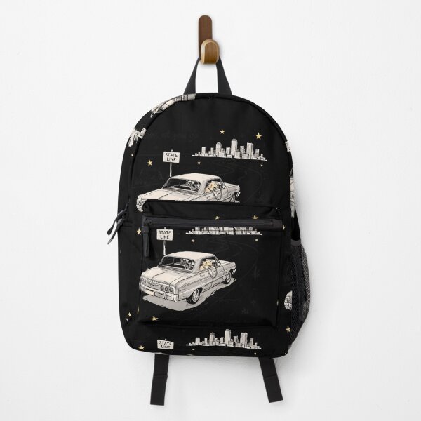 Item preview, Vintage Road Trip Crossing State Lines Illustration designed and sold by ThomasWil51506.
