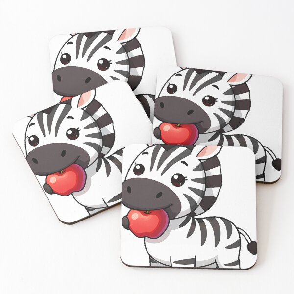 Item preview, Zebra with Red Apple designed and sold by pumsquare.