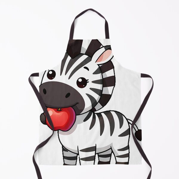 Item preview, Zebra with Red Apple designed and sold by pumsquare.