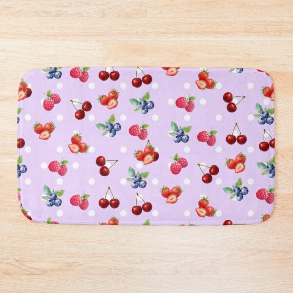 Item preview, Watercolor Mixed Berry Polka Dot Seamless Pattern designed and sold by Sasitee.