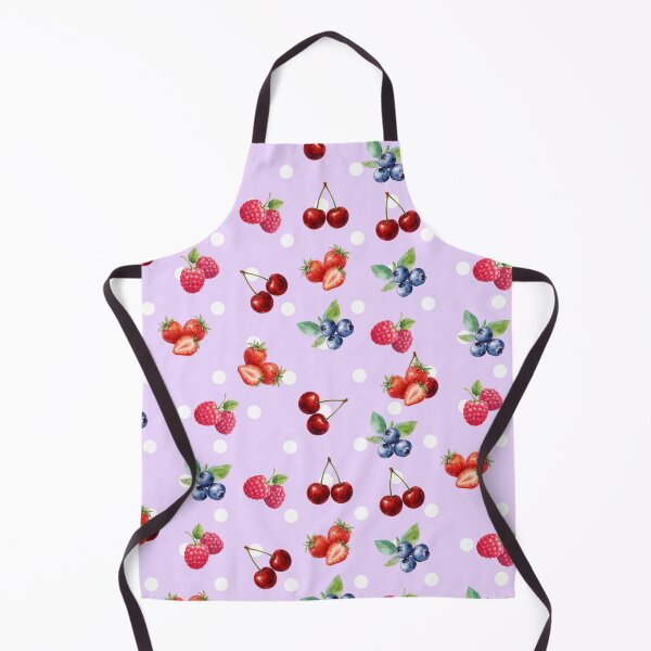 Item preview, Watercolor Mixed Berry Polka Dot Seamless Pattern designed and sold by Sasitee.