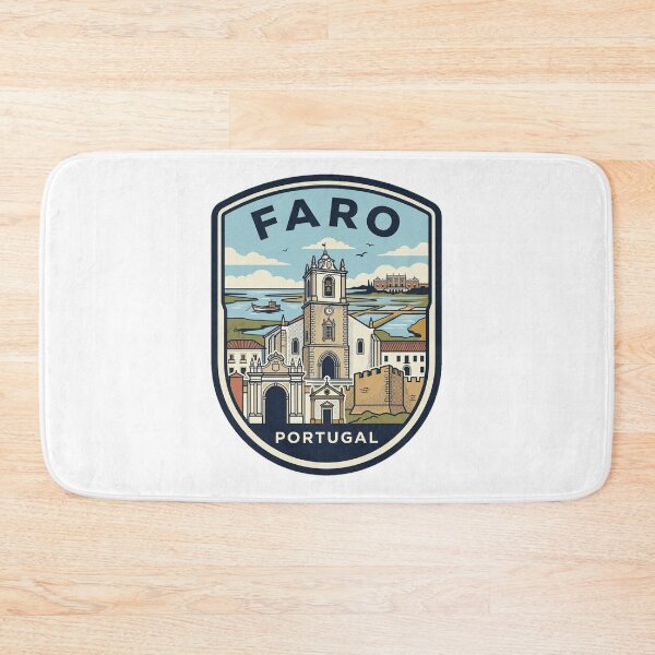 Item preview, Faro Portugal Travel Badge Retro Souvenir designed and sold by k3rstman1.