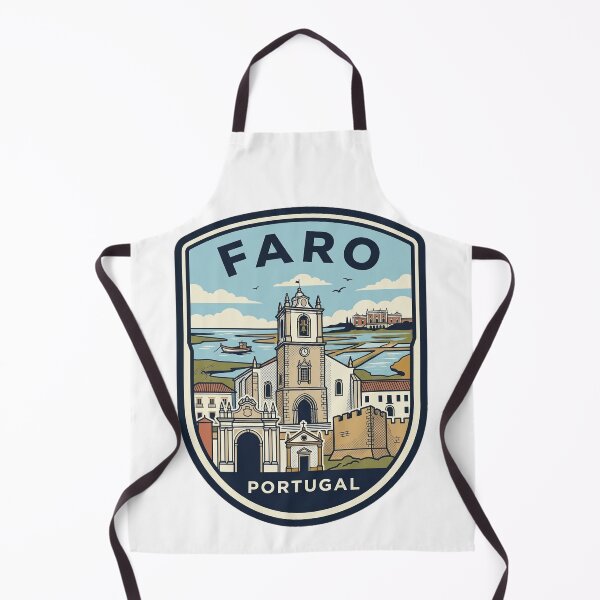 Item preview, Faro Portugal Travel Badge Retro Souvenir designed and sold by k3rstman1.
