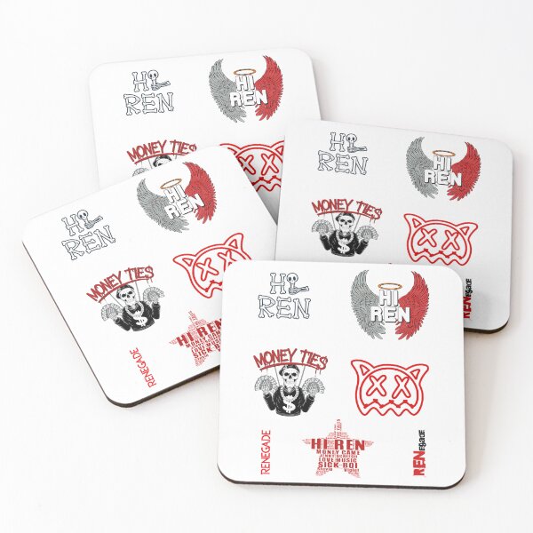 Item preview, Stickers For Hi Ren Gill Money Ties Rentastic Ren-Tastic Renegade Merch Hi Ren  Lyrics Merch Shirt Rap Music Ren Fan Busking Uk designed and sold by guarda-dotemple.