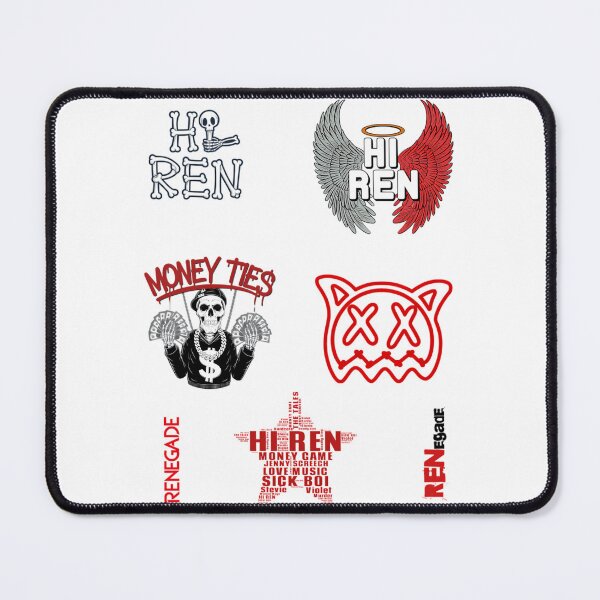 Item preview, Stickers For Hi Ren Gill Money Ties Rentastic Ren-Tastic Renegade Merch Hi Ren Lyrics Merch Shirt Rap Music Ren Fan Busking Uk designed and sold by guarda-dotemple.
